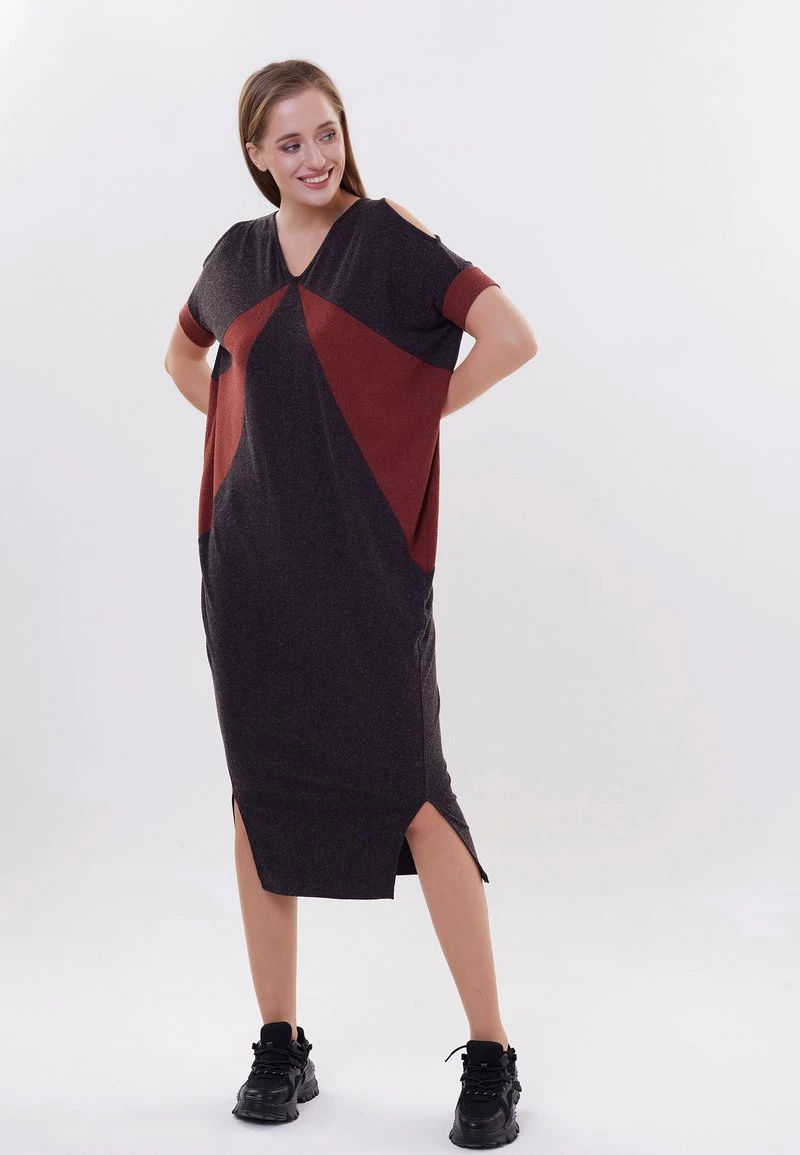 Bilancio π₯° Madam-T Donna SENTIABRINA - Abito In Maglia - Brantn Tera Orkotta π€© - immagine 4