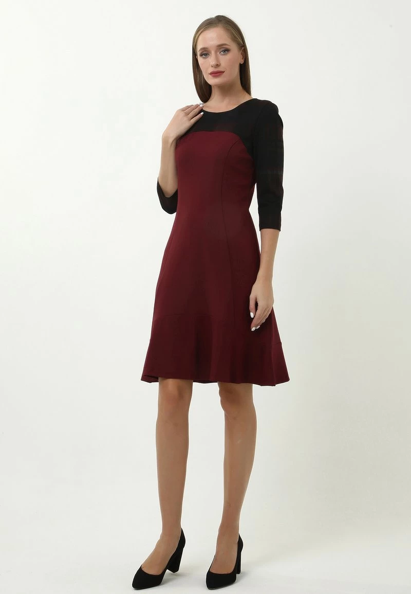 Migliore vendita π Madam-T Donna AKASINA - Vestito Estivo - Weinrot β - immagine 4