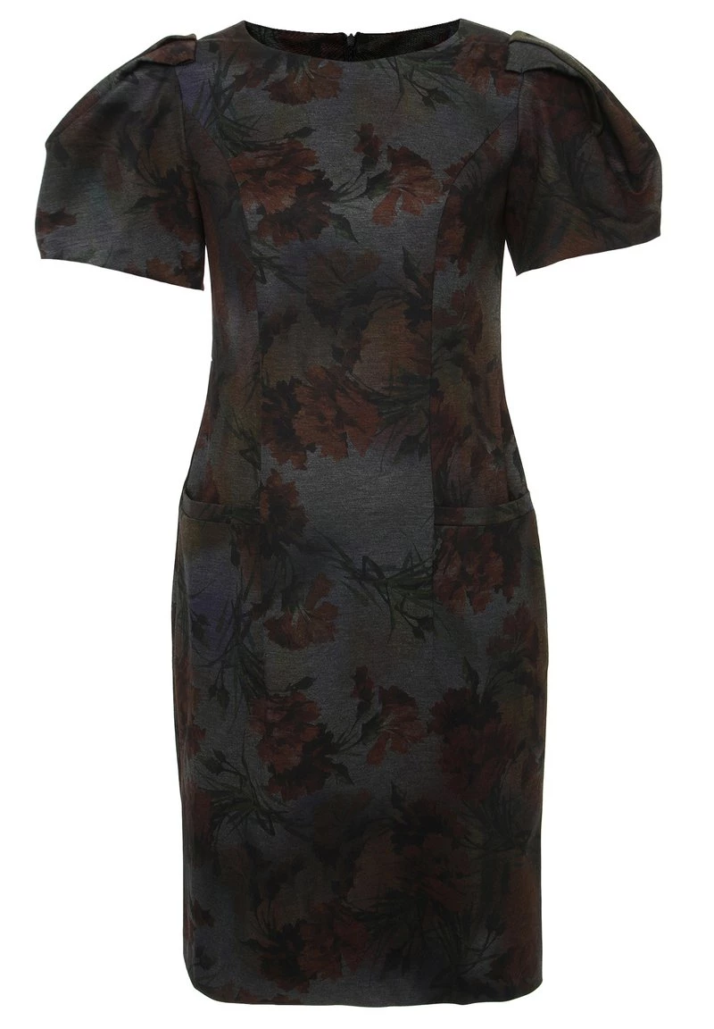 Nuovo β€οΈ Madam-T Donna ANGELICA - Vestito Di Maglina - Grau/braun π - immagine 8