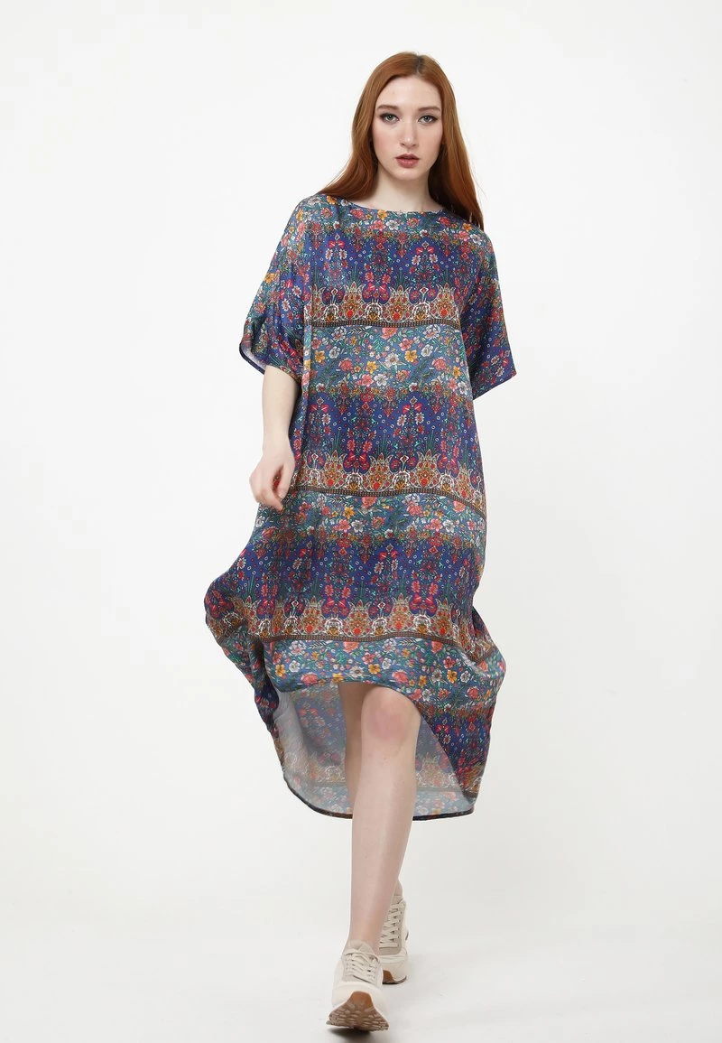 Nuovo di zecca β¨ Madam-T Donna Vestito Estivo - Blau Rot π₯°