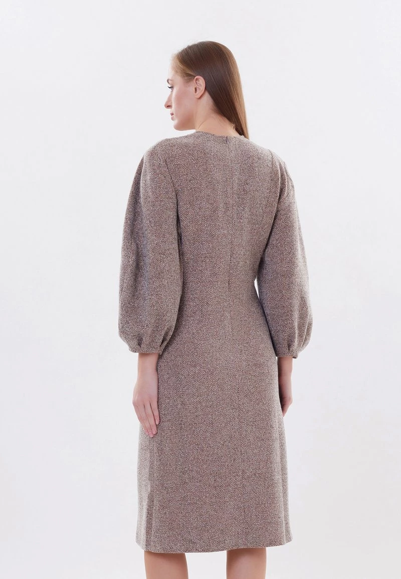 Migliore vendita π Madam-T Donna Vestito Estivo - Bla Utzk Senf π― - immagine 3