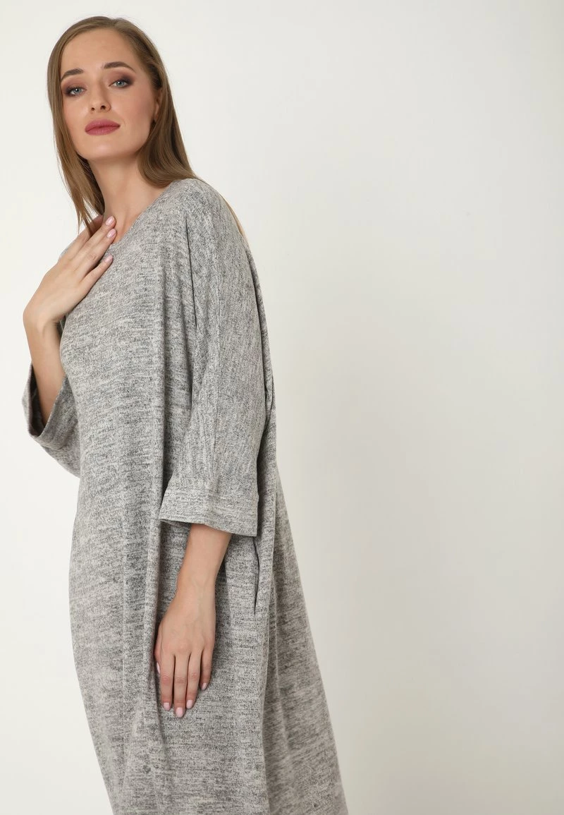 Nuovo β Madam-T Donna Abito In Maglia - Grau β¨ - immagine 6