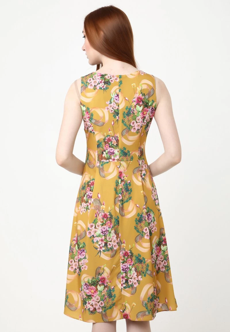 Offerte β€οΈ Madam-T Donna Vestito Estivo - Senf Rosa β - immagine 3