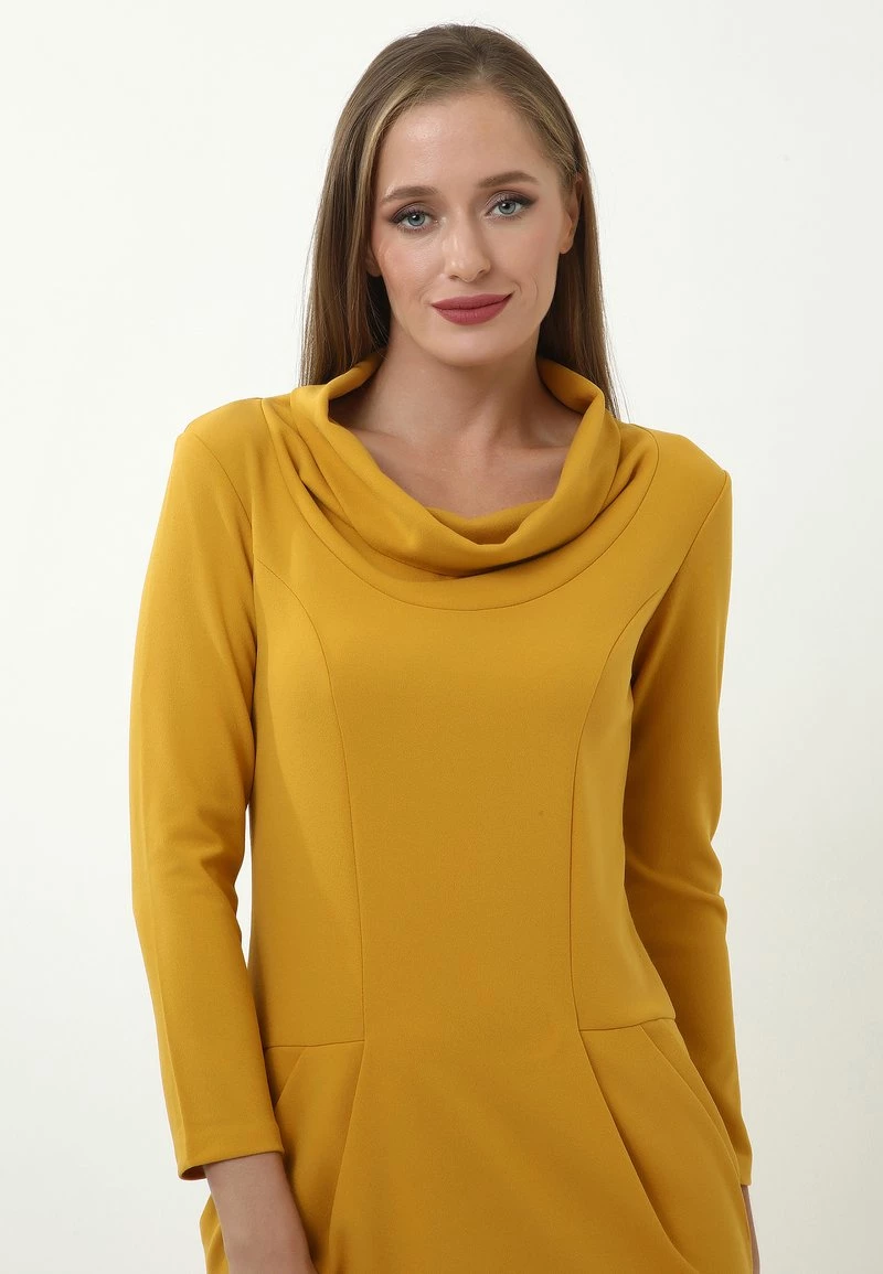 Promo π Madam-T Donna Vestito Estivo - Senf β - immagine 5