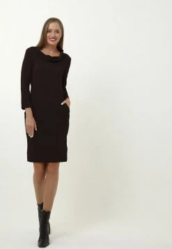 A buon mercato π Madam-T Donna Vestito Estivo - Braun π