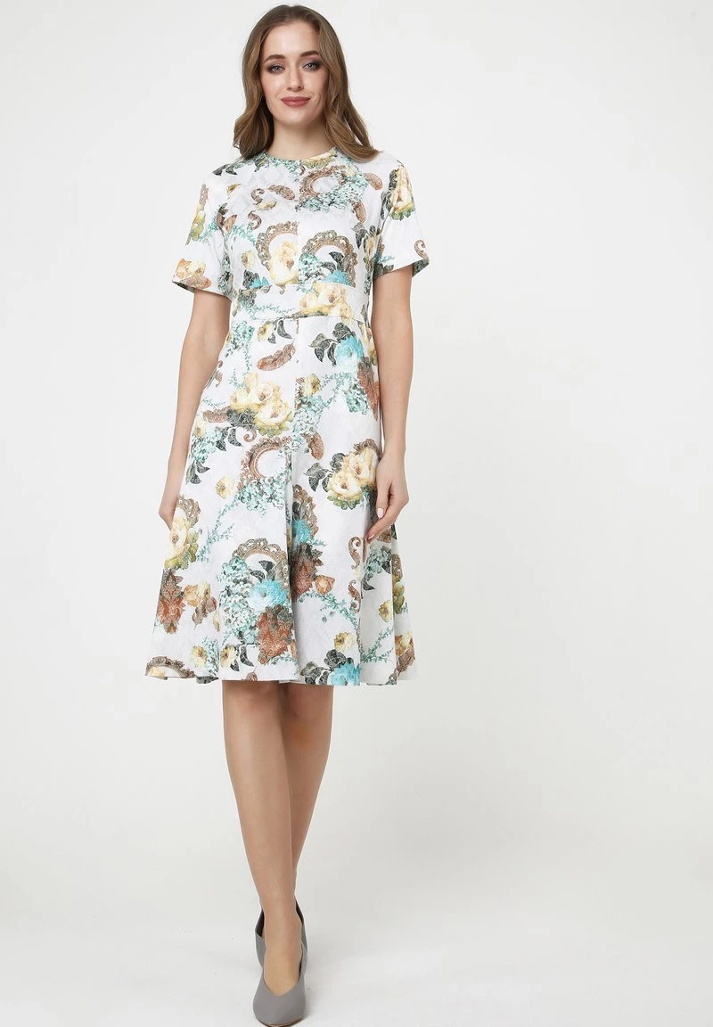 Il più economico ❤️ Madam-T Donna Vestito Estivo - Milchig, Hellbraun 👏