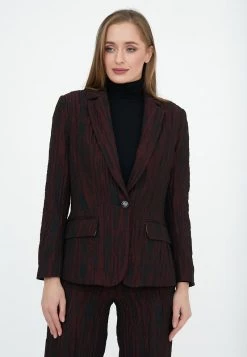 Promo π₯° Madam-T Donna MANA - Blazer - Black / Maroon π₯