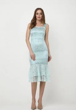 Bilancio π Madam-T Donna Vestito Elegante - Hellgrün π