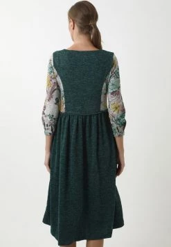 Nuovo di zecca 🎁 Madam-T Donna KLEID CHARLIS - Vestito Estivo - Grün 👍