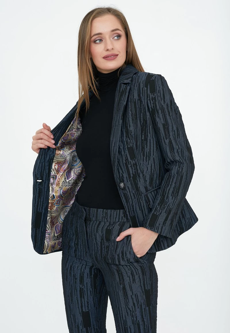 I primi 10 π Madam-T Donna MANA - Blazer - Black / Blue π - immagine 7