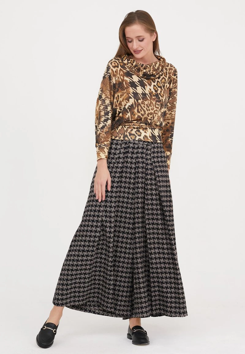 Buono 🧨 Madam-T Donna GIZA - Pantaloni - Beige/black ✨ - immagine 2