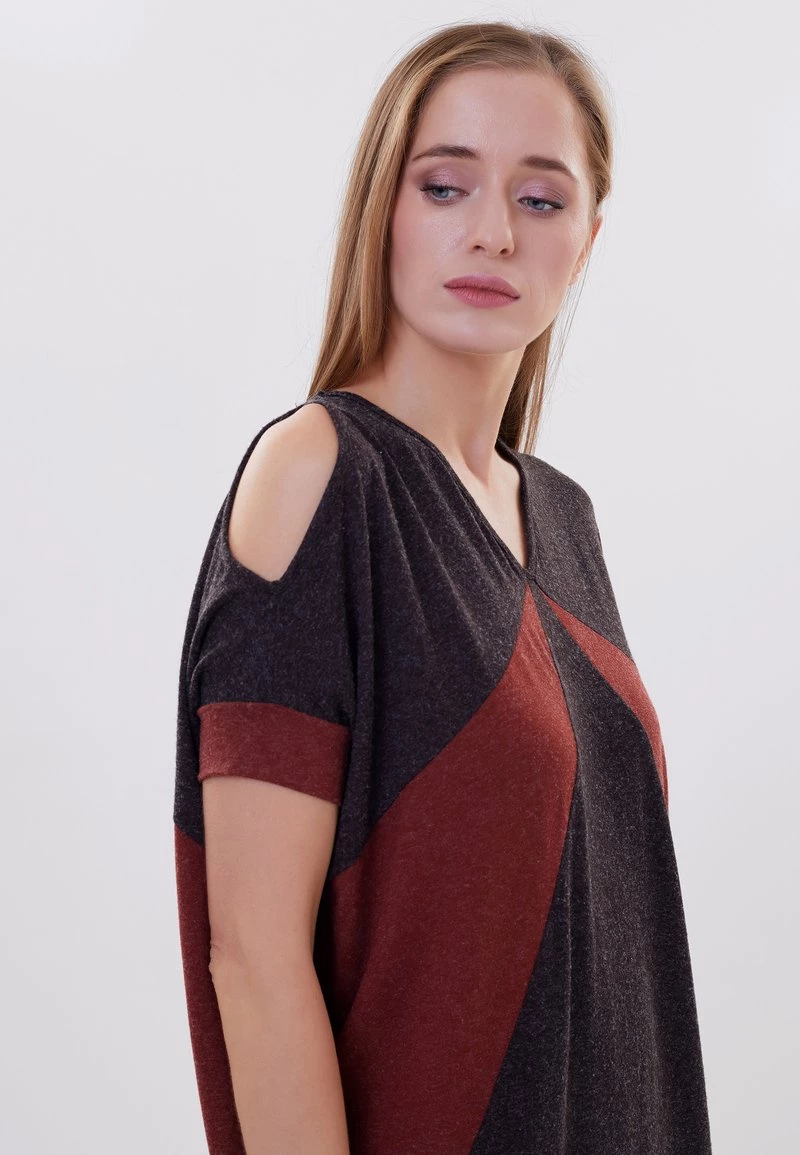 Bilancio π₯° Madam-T Donna SENTIABRINA - Abito In Maglia - Brantn Tera Orkotta π€© - immagine 7