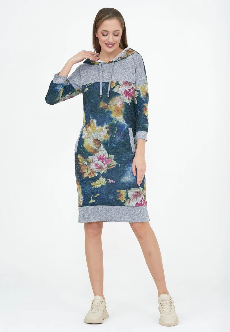 Miglior offerta π Madam-T Donna VEGETA - Vestito Estivo - Blau/mezzello π - immagine 2