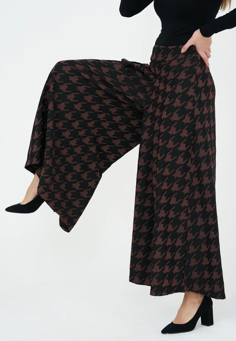 Il più economico 🌟 Madam-T Donna GIZA - Pantaloni - Black/red ✔️ - immagine 7