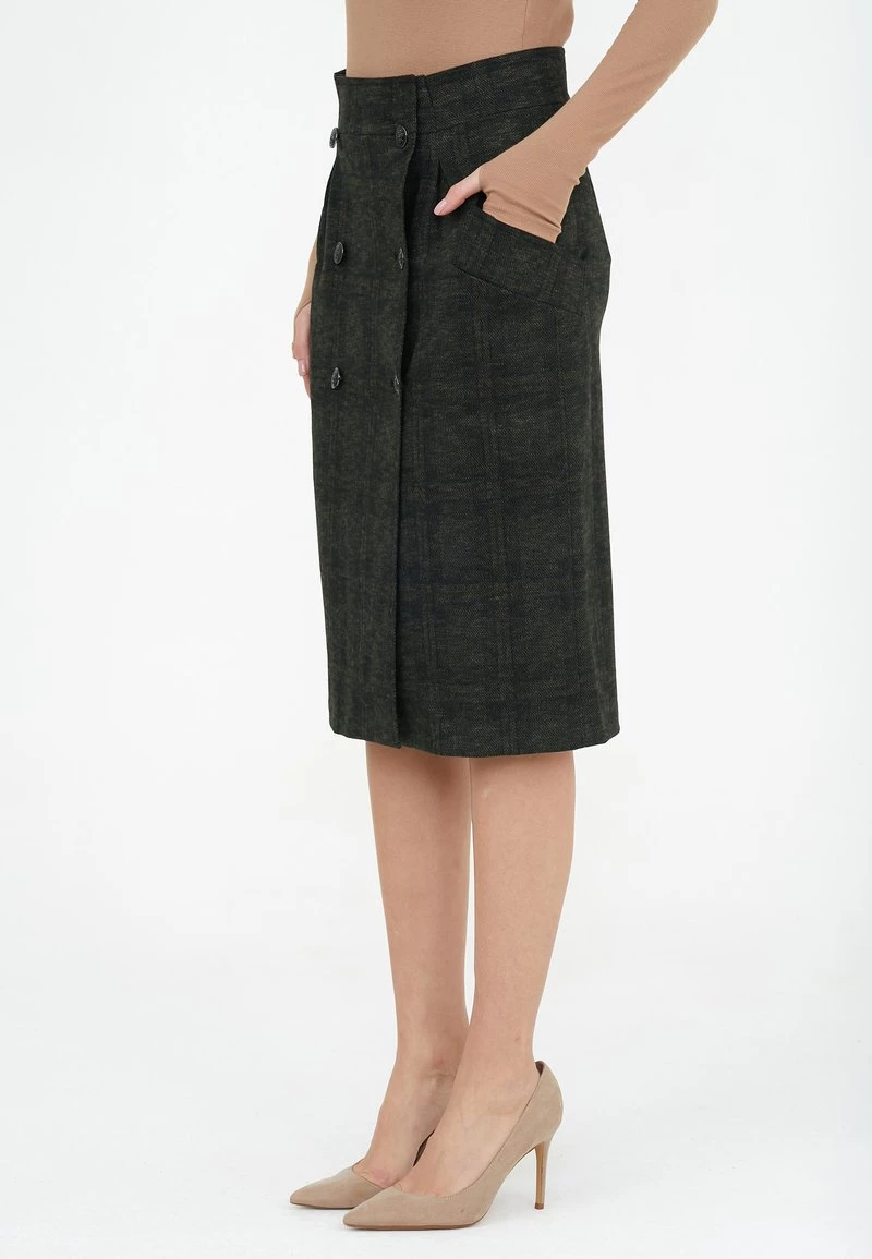 Le migliori recensioni di 𧨠Madam-T Donna ROCK NORMA - Gonna A Portafoglio - Khaki π - immagine 4