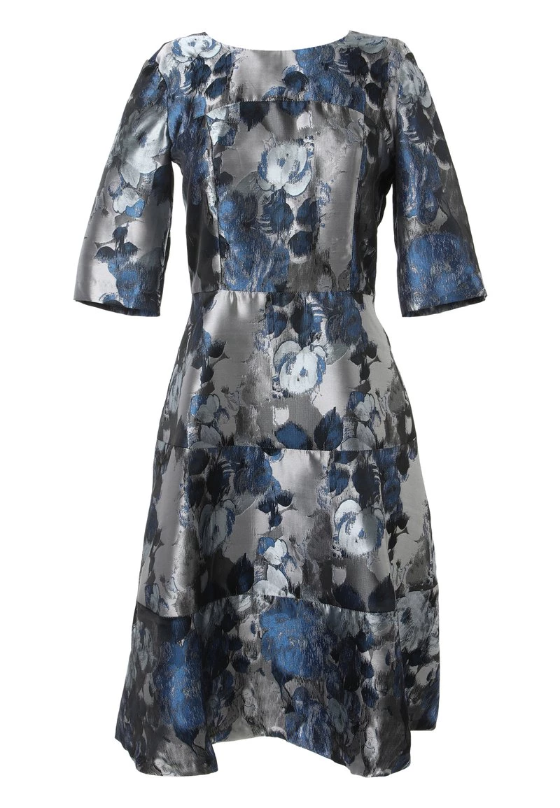 Miglior prezzo π Madam-T Donna Vestito Estivo - Silbrig Blau π - immagine 8