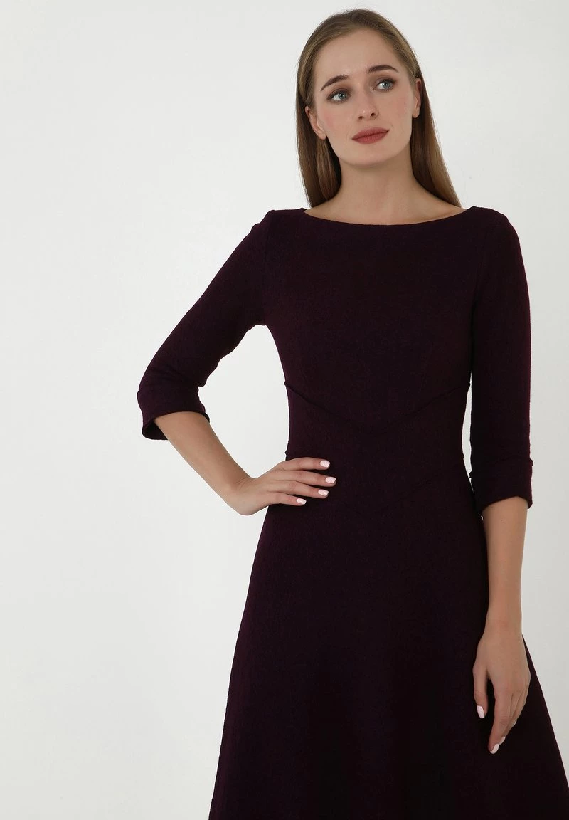 Offerte βοΈ Madam-T Donna YANNA - Vestito Di Maglina - Pflaume π₯ - immagine 4