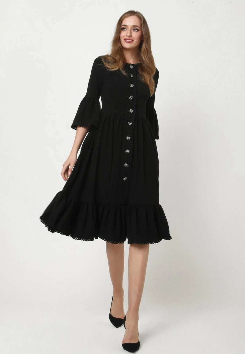 Miglior prezzo π Madam-T Donna CHIARA - Vestito Estivo - Schwarz π₯ - immagine 5