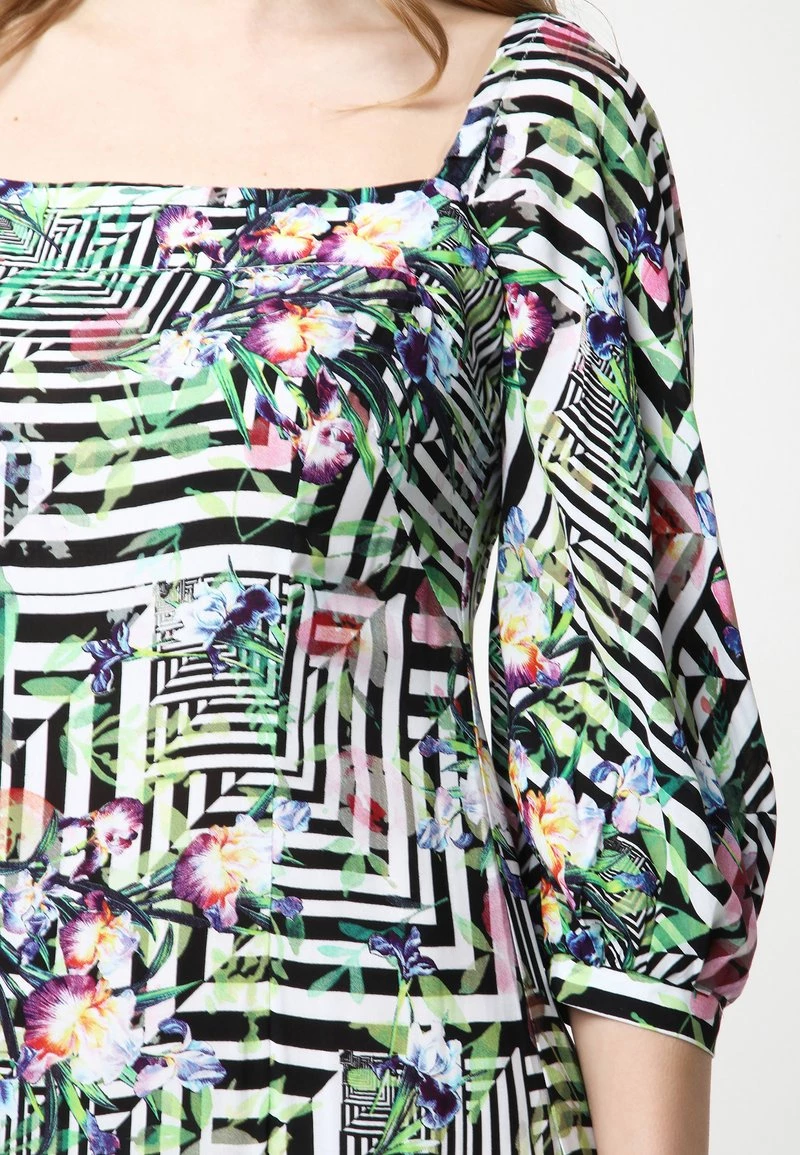 Migliore vendita π Madam-T Donna MARLIN - Vestito Lungo - Hellgrün/schwarz π€© - immagine 6