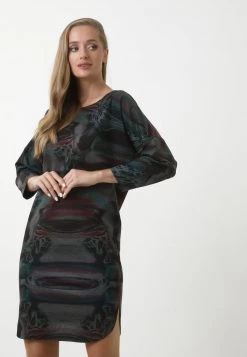 Miglior prezzo 🌟 Madam-T Donna LEONIE - Vestito Estivo - Grau/aqua 😉