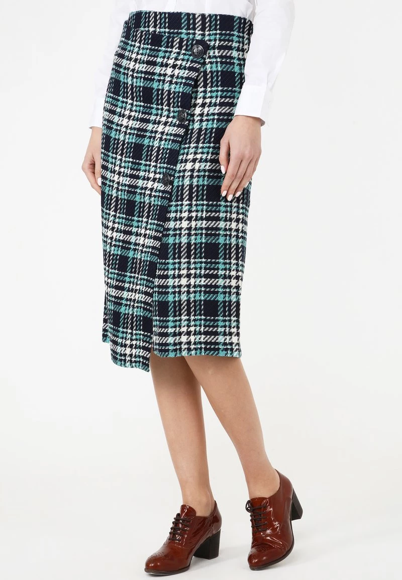 Presa π Madam-T Donna VIVIANA - Gonna A Portafoglio - Blau Meereswelle π₯° - immagine 5