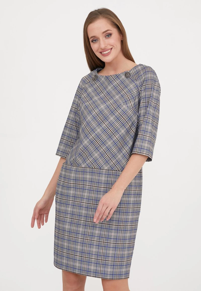 Presa π₯ Madam-T Donna FERULE - Vestito Estivo - Grüner Kumpel/ Indigo π