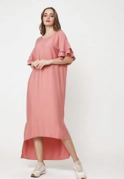 Nuovo di zecca π― Madam-T Donna SATINESSA - Vestito Lungo - Pulver π§¨