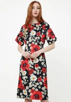 Le migliori recensioni di 🎉 Madam-T Donna Vestito Estivo - Schwarz Rot ⭐