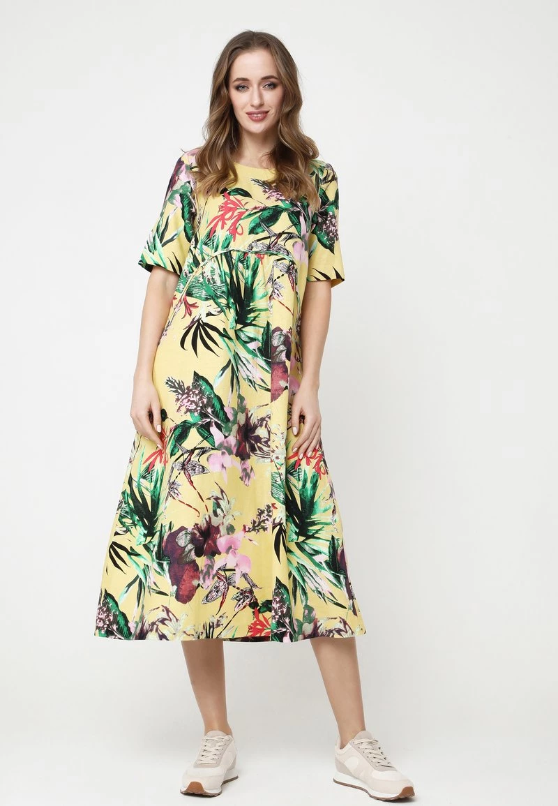 Nuovo di zecca βοΈ Madam-T Donna Vestito Estivo - Gelbgrün π