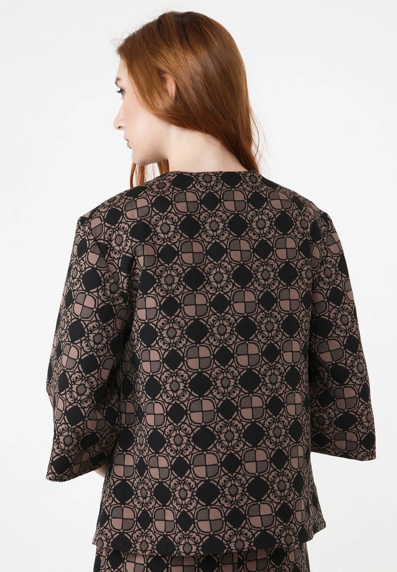 Vendita all'ingrosso π₯ Madam-T Donna Giubbotto Bomber - Schwarz/ Beige π - immagine 3