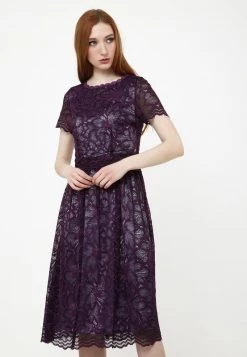 Miglior prezzo 💯 Madam-T Donna ESPERA - Vestito Estivo - Lila 👍