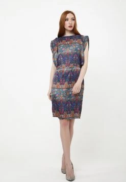 Miglior offerta π Madam-T Donna Vestito Estivo - Blau Rot π