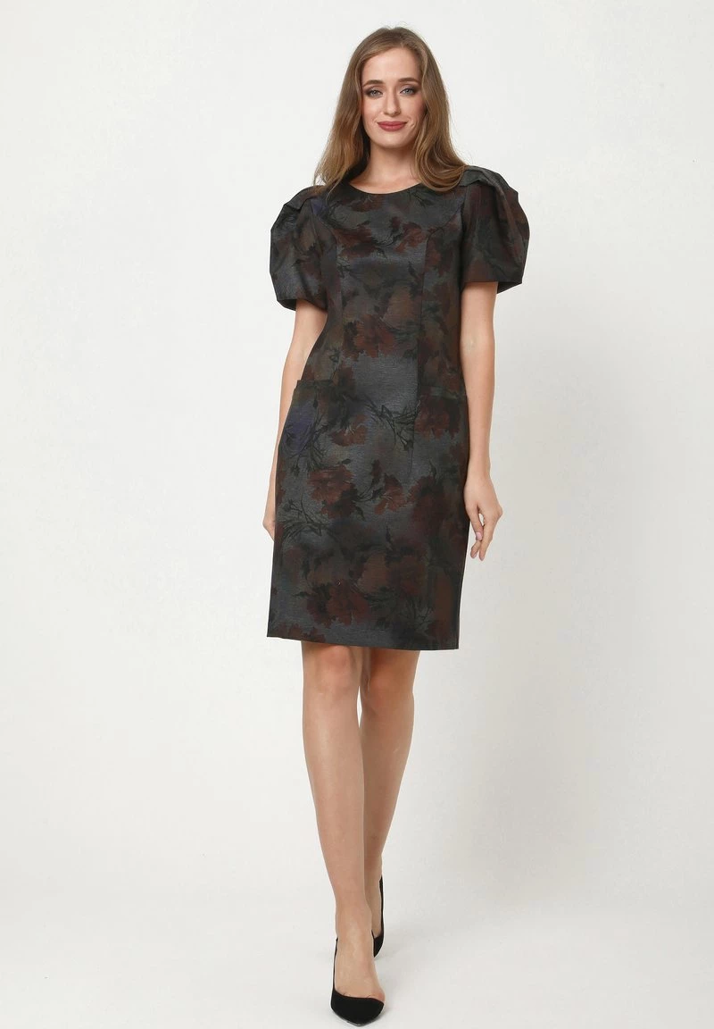 Nuovo β€οΈ Madam-T Donna ANGELICA - Vestito Di Maglina - Grau/braun π - immagine 7