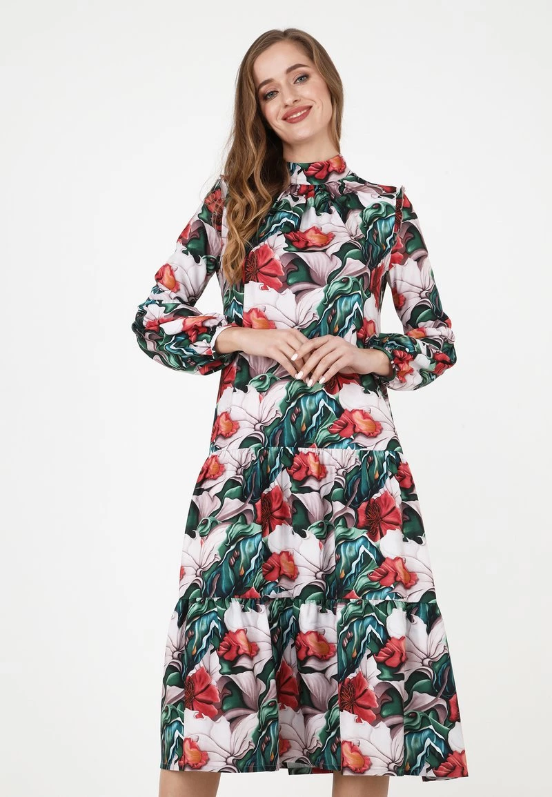 Bilancio 𧨠Madam-T Donna PAOLINA - Vestito Estivo - Pink Green π