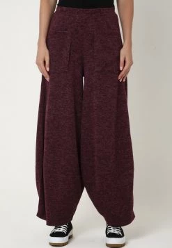 Vendita calda ✨ Madam-T Donna HOSE CABULA - Pantaloni - Weinrot ⌛