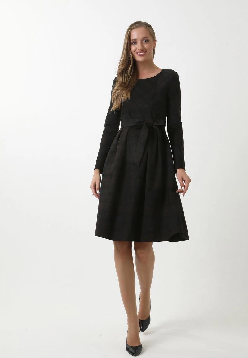 Miglior prezzo π Madam-T Donna KANTRI - Vestito Estivo - Schwarz/braun π - immagine 4