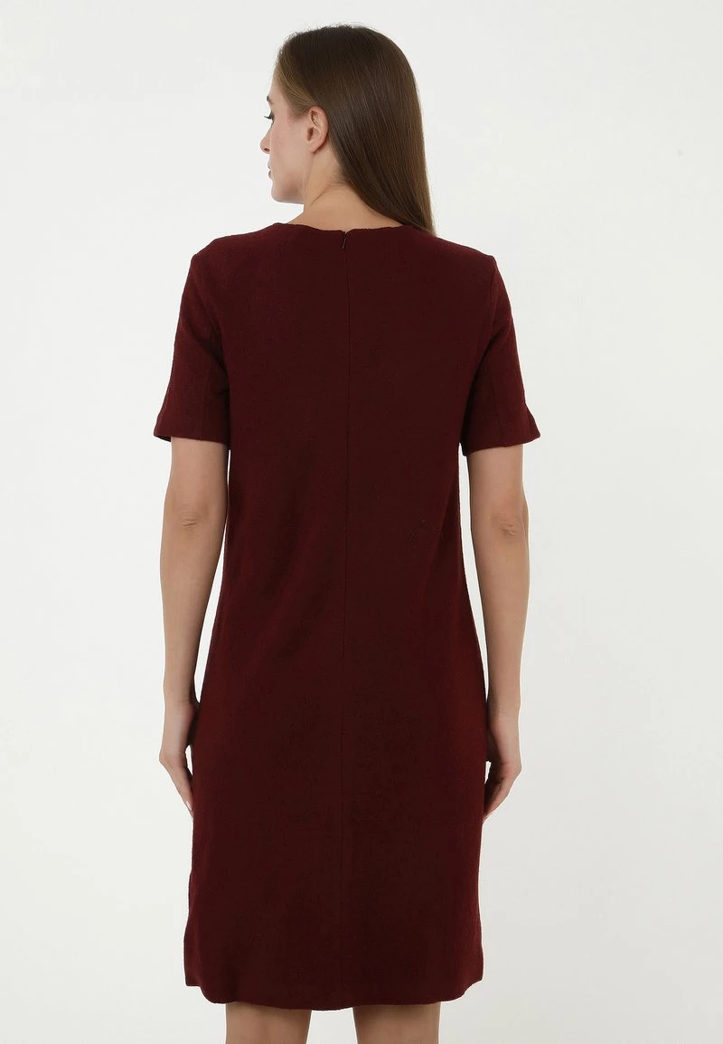 I primi 10 π Madam-T Donna MALU - Vestito Di Maglina - Weinrot π - immagine 3