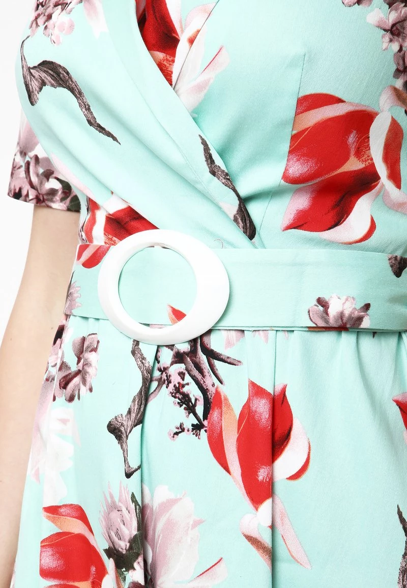 Nuovo di zecca π Madam-T Donna NENSI - Vestito Estivo - Ro/ Hellgrün π― - immagine 7