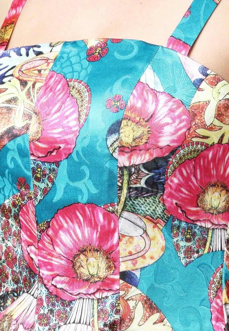 Vendita all'ingrosso 🧨 Madam-T Donna Vestito Estivo - Aqua Rosa ✔️ - immagine 6