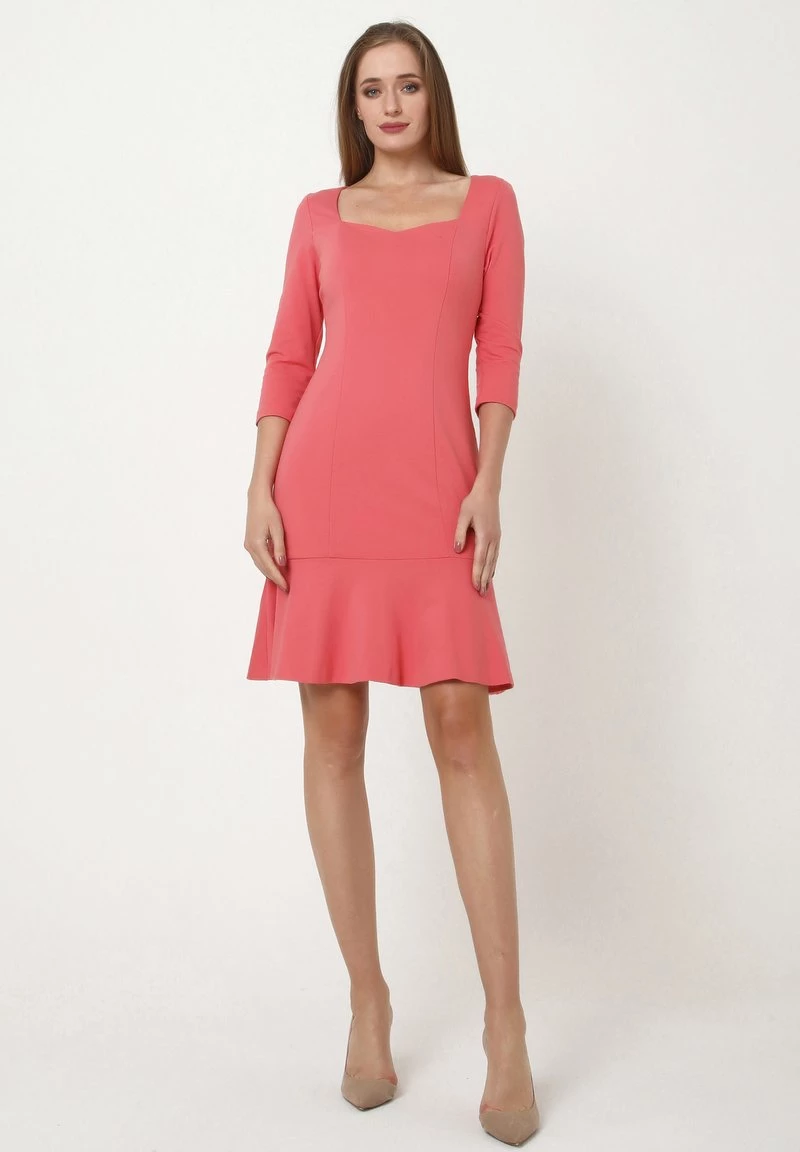 Nuovo π Madam-T Donna MADJERA - Vestito Di Maglina - Coral π - immagine 6