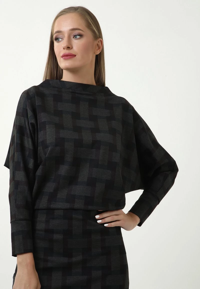 Buono 𧨠Madam-T Donna GERA - Tubino - Grau, Weinrot π - immagine 4