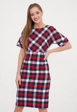 Miglior prezzo 👏 Madam-T Donna ALTEA - Vestito Estivo - Blau Birkhite ⌛