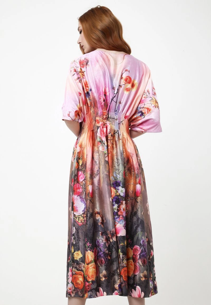 Nuovo β€οΈ Madam-T Donna KVINTA - Vestito Estivo - Blass Rosa, Rot π - immagine 3