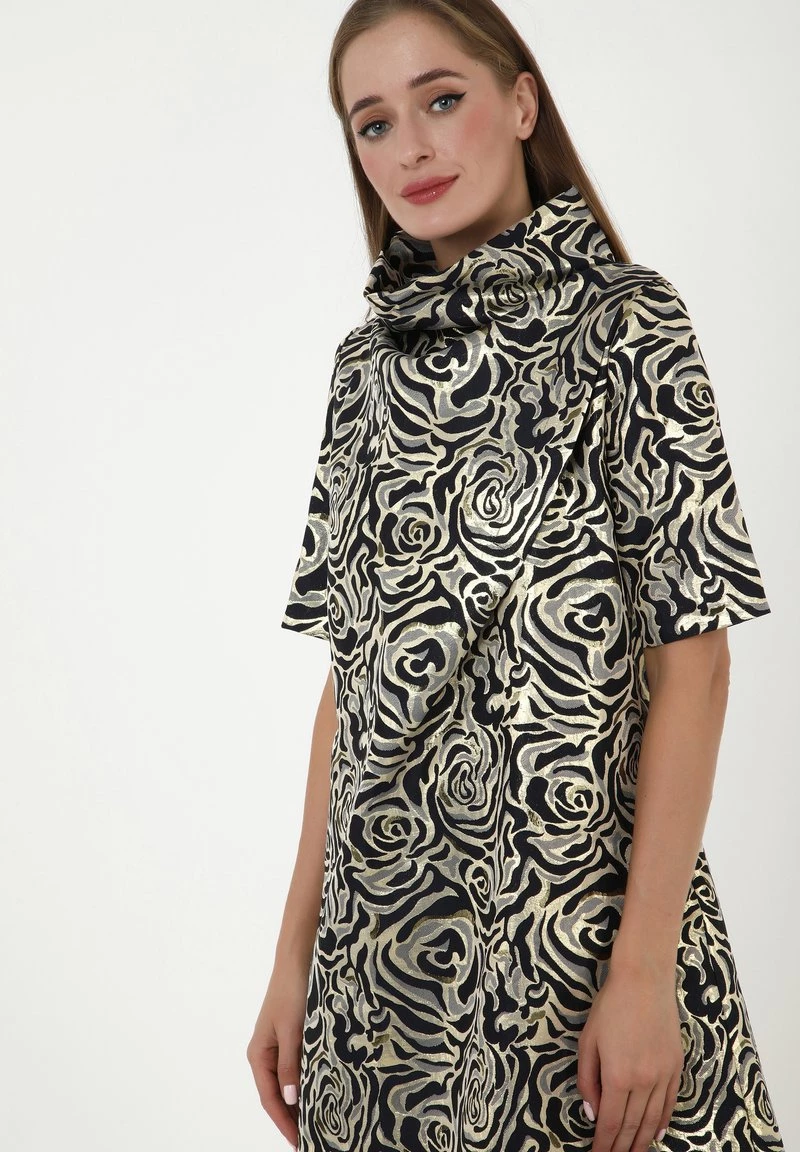 Vendita lampo π Madam-T Donna LEELINA - Vestito Elegante - Blau π - immagine 4