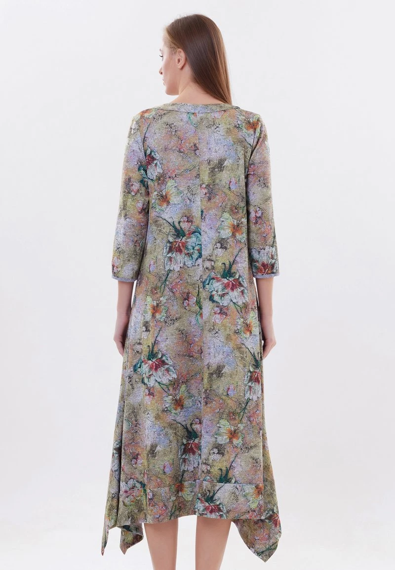 Migliore vendita π Madam-T Donna DAYANA - Vestito Lungo - Oli Olite, Grün π - immagine 2