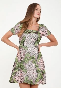 Acquistare π― Madam-T Donna AGAVA - Vestito Elegante - Rosa, Grün βοΈ