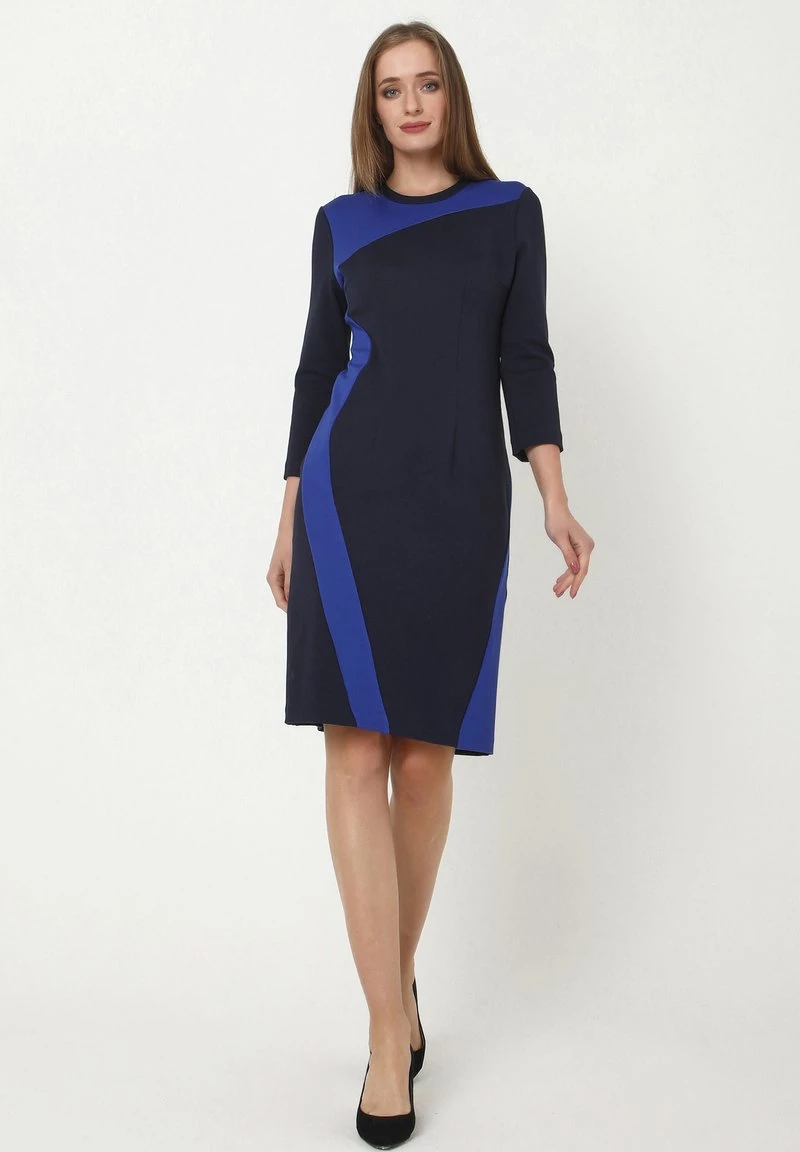 Presa π₯ Madam-T Donna SPARNADA - Vestito Di Maglina - Blau Kornblumenblau π - immagine 6