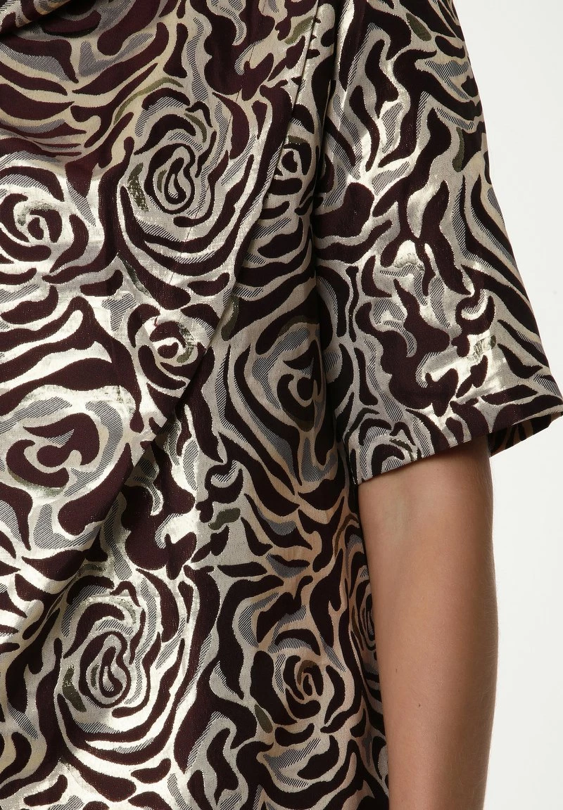 Presa π Madam-T Donna LEELINA - Vestito Elegante - Weinrot π - immagine 7