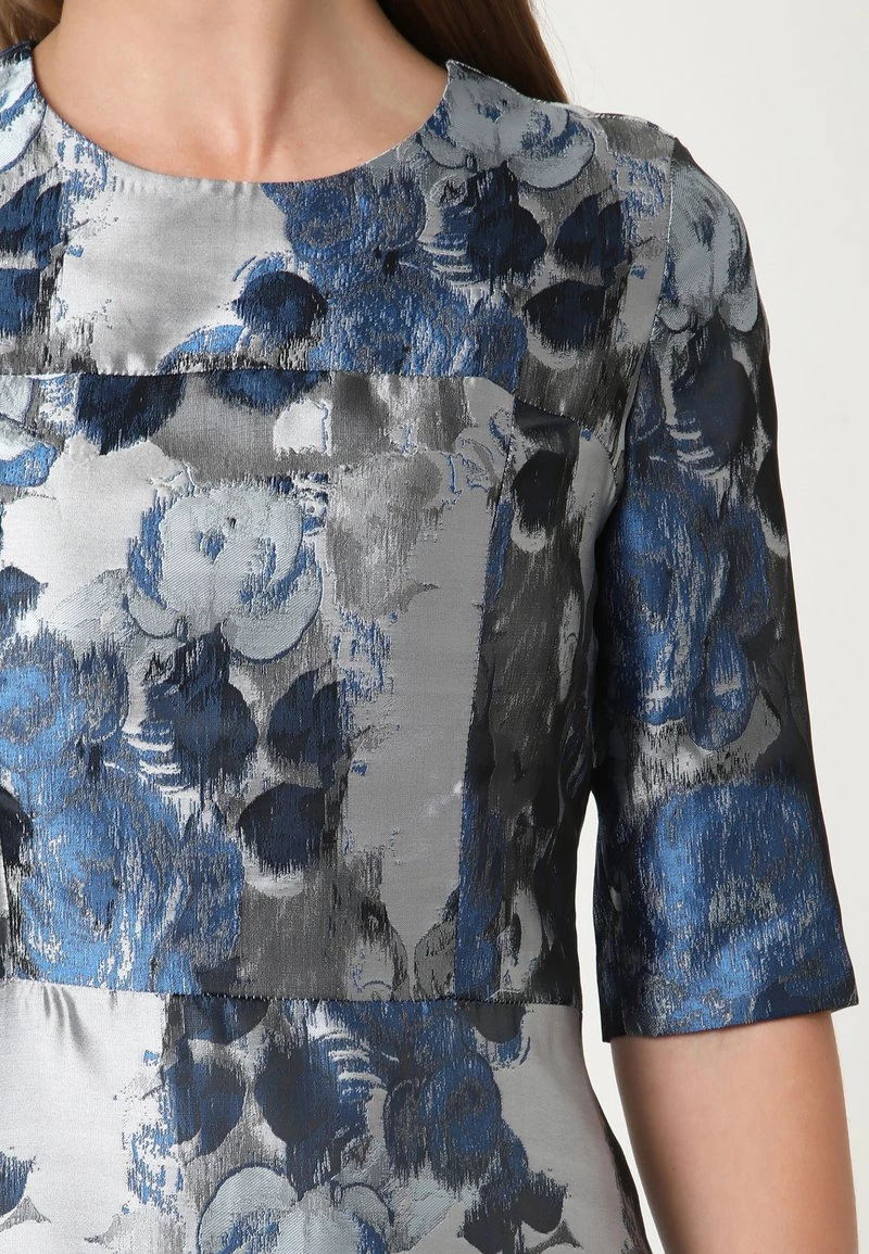 Miglior prezzo π Madam-T Donna Vestito Estivo - Silbrig Blau π - immagine 7