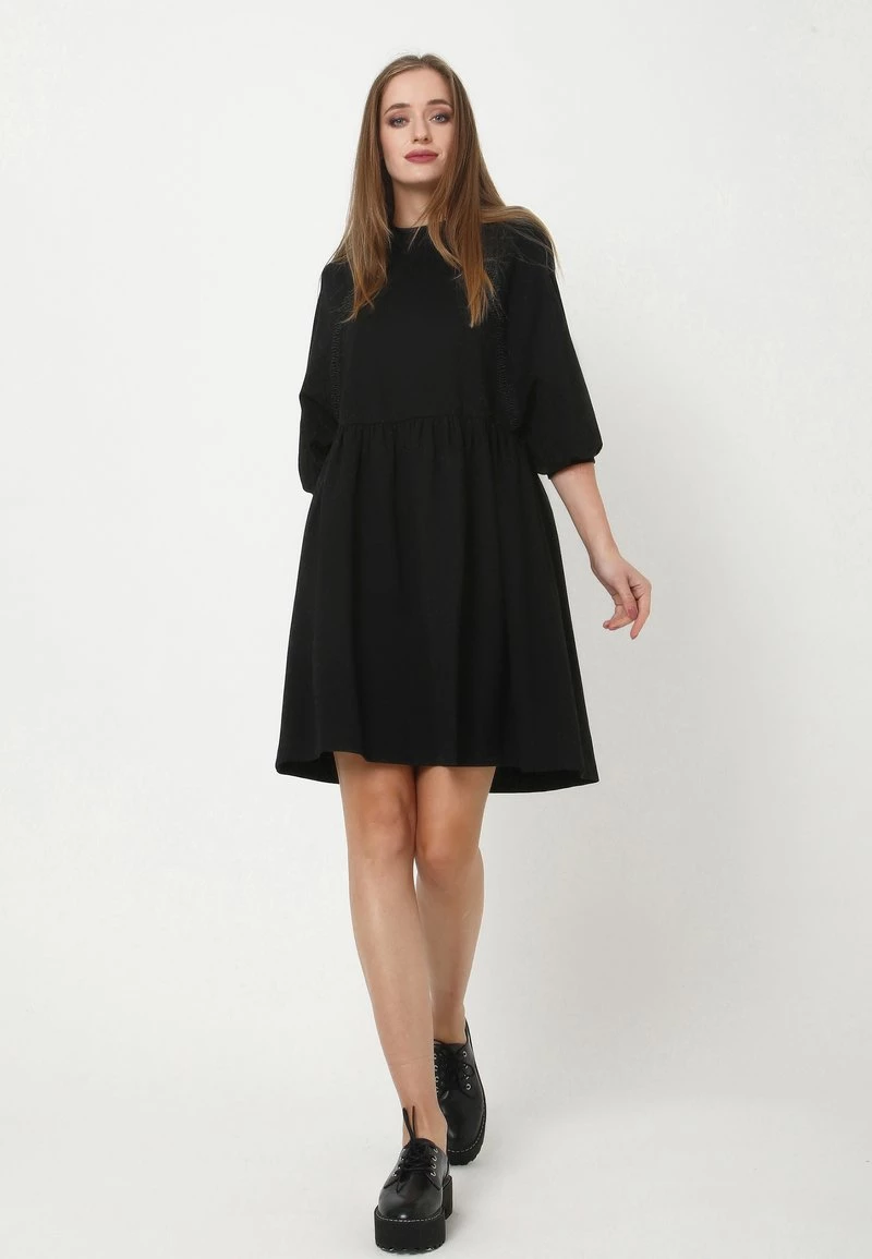 Buono π Madam-T Donna ADAMASA - Vestito Di Maglina - Schwarz π - immagine 2